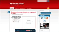 Desktop Screenshot of blog.parlonsdeco.fr